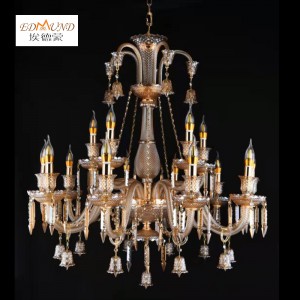 1306-10+5 Modern Crystal Chandelier Luksusdekoration