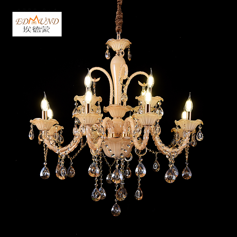 1338-8+4 Modern Crystal Chandelier Luksusdekoration