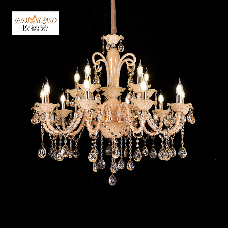 1338-10+5 Modern Crystal Chandelier Luksusdekoration